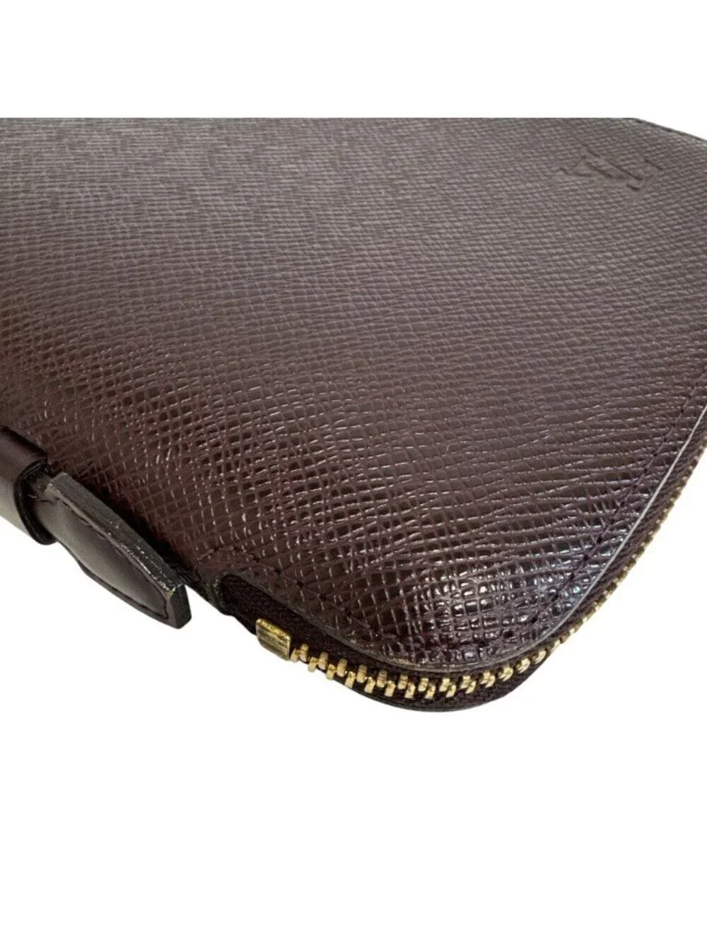 Louis Vuitton Organizer Atl Taiga Travel Case Handbag